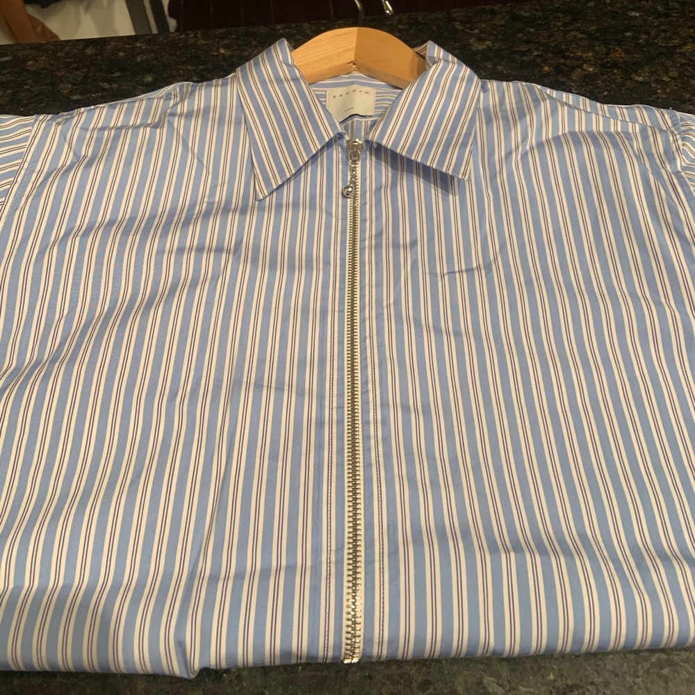 Sandro Men’s zip dress shirt